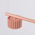 Żyrandol AURA 4 brzoskwiniowa Gx53 SL.2704 SOLLUX