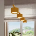 Żyrandol AURA 4 żółta Gx53 SL.2707 SOLLUX