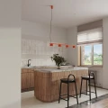 Żyrandol AURA 4 czerwona Gx53 SL.2708 SOLLUX