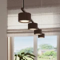 Żyrandol AURA 4 brązowa Gx53 SL.2709 SOLLUX