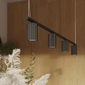 Żyrandol KARBON 4 czarna SL.2712 SOLLUX