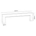 Lampa stojąca ogrodowa Taketa mini - Antracyt (200 mm) 3000K 9938 (Shilo Garden) Antigo