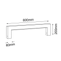 Lampa stojąca ogrodowa Taketa mini - Antracyt (200 mm) 3000K 9938 (Shilo Garden) Antigo