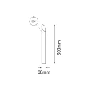 Słupek ogrodowy SAGA Garden 60cm 9919 SHILO