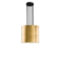 Lampa wisząca IHI - Czarna-mosiężny (480 mm) 9492 (Dohar) Antigo