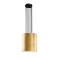 Lampa wisząca IHI - Czarna-mosiężny (480 mm) 9492 (Dohar) Antigo