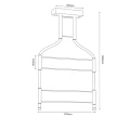 Lampa wisząca ALHA S LED barwa neutralna 4000K 9058 SHILO DOHAR