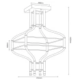 Lampa wisząca ALHA S LED barwa neutralna 4000K 9056 SHILO DOHAR