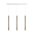 Lampa wisząca Akadi 3 - Mosiądz polerowany-biała (700 mm) 8886 (Amplex) Antigo