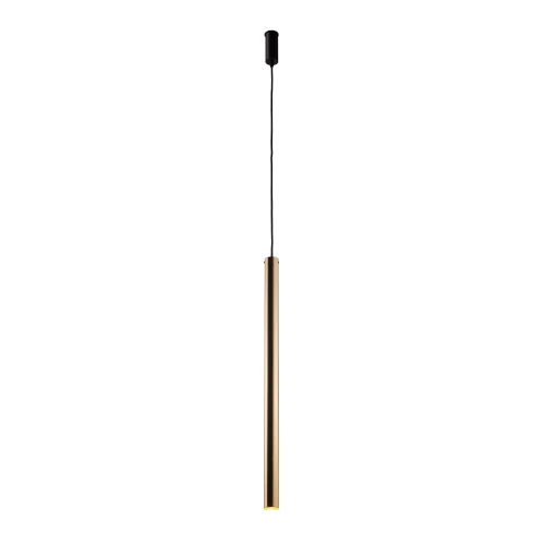 Lampa wisząca Akadi 1 - Mosiądz polerowany-czarna (700 mm) 8883 (Amplex) Antigo