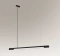 Lampa wisząca LED HAKODA czarna 8656 4000K SHILO