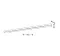 Plafon Hakoda - Biały (1300 mm) 4000K 8655 (Shilo) Antigo