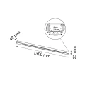 Plafon Hakoda - Biały (1300 mm) 4000K 8655 (Shilo) Antigo