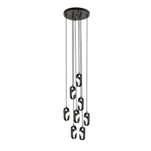 Lampa wisząca ruchoma LED FUROKU czarna 8539 4000K SHILO