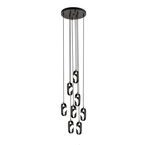 Lampa wisząca ruchoma LED FUROKU czarna 8539 4000K SHILO