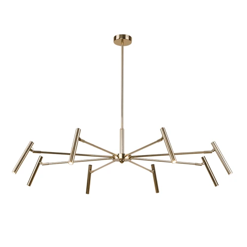 Lampa wisząca Livo 8 - Mosiądz polerowany (960 mm) 8394 (Amplex) Antigo