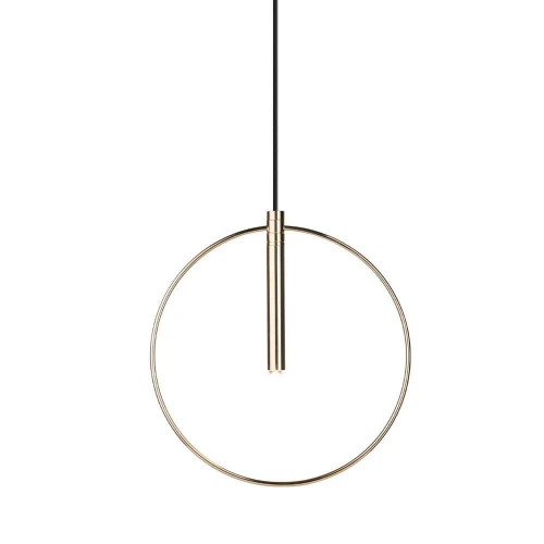 Lampa wisząca Faro okrąg - Mosiądz polerowany (320 mm) 8290 (Amplex) Antigo