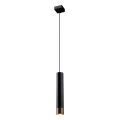 Lampa wisząca Eido 1 - Czarna-patyna mat (350 mm) 8256 (Amplex) Antigo