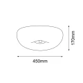 Plafon Button 45 - Mosiądz polerowany-złoty (170 mm) 8182 (Amplex) Antigo