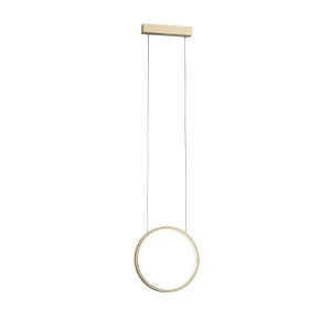Lampa wisząca AGARO złota 5317 4000K Shilo