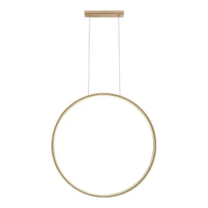 Lampa wisząca AGARO zlota 87cm 5315 4000K Shilo