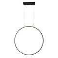 Lampa wisząca AGARO 87cm czarna 5310 barwa ciepła 3000K SHILO