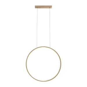 Lampa wisząca AGARO zlota 57cm 5304 3000K Shilo