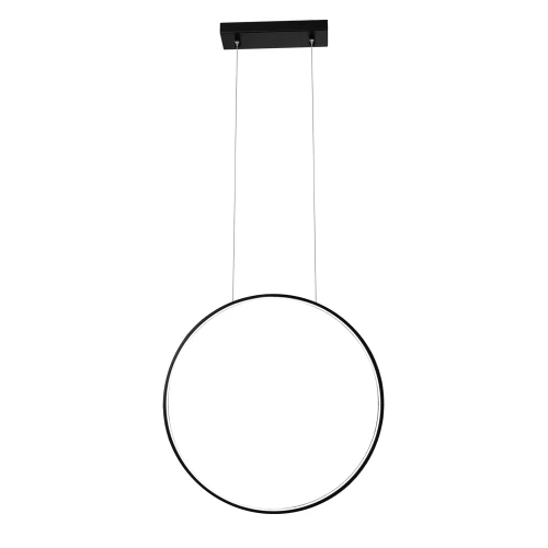 Lampa wisząca AGARO 57cm czarna 5302 barwa neutralna 4000K SHILO