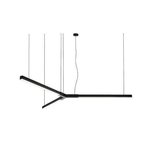 Lampa wisząca TRIKAL Z stal czarna - średnica 174 cm - 3000K 5223 ANTIGO