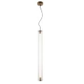 Lampa wisząca MEREZI 1 mosiądz patyna mat - 3000K 5216 ANTIGO
