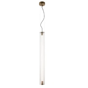 Lampa wisząca MEREZI 1 mosiądz patyna mat - 3000K 5216 ANTIGO
