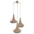 Lampa wisząca Mahaka 3 - Beżowa (500 mm) 5180 (Shilo) Antigo