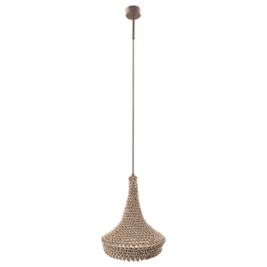 Lampa wisząca Mahaka 1 - Beżowa (260 mm) 5178 (Shilo) Antigo