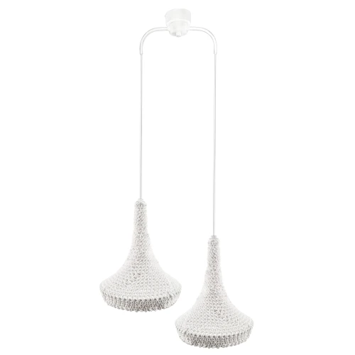 Lampa wisząca Mahaka 2 - Biała (500 mm) 5176 (Shilo) Antigo