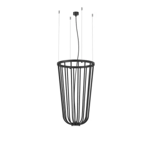 Lampa wisząca no. moon I Z - Czarna (400 mm) 5147 (Shilo) Antigo