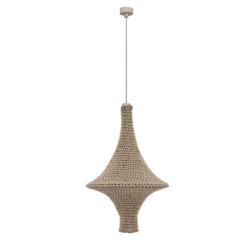Lampa wisząca Alda M - Beżowa (420 mm) 5118 (Shilo) Antigo