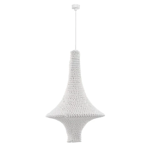 Lampa wisząca Alda L - Biała (500 mm) 5116 (Shilo) Antigo