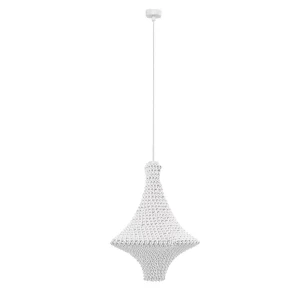 Lampa wisząca Alda S - Biała (300 mm) 5114 (Shilo) Antigo