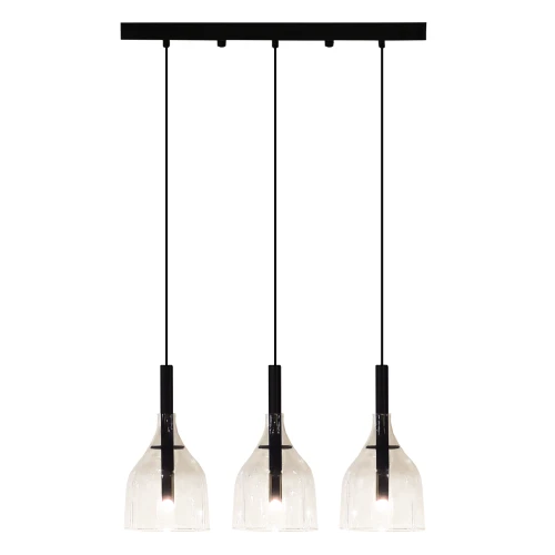 Lampa wisząca Botor 3 - Czarna (530 mm) 5096 (Shilo) Antigo