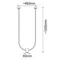 Lampa wisząca no. C - Czarna (460 mm) 5085 (Shilo) Antigo