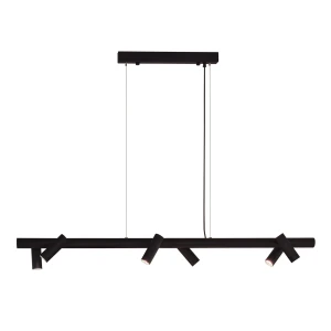 Lampa wisząca Yabu 6 - Czarna (1200 mm) 5067 (Shilo) Antigo