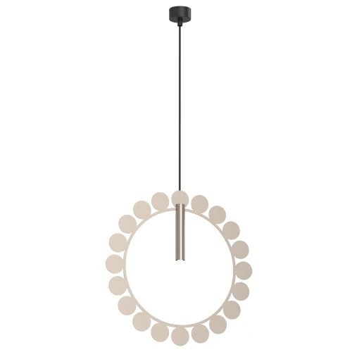 Lampa wisząca no. O - Platyna mat (420 mm) 5061 (Shilo) Antigo