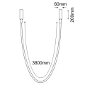 Lampa wisząca natynkowa Hebi 420cm 3000K LED 38W 5058 Shilo