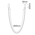 Lampa wisząca natynkowa Hebi 320cm 3000K LED 28W 5056 Shilo