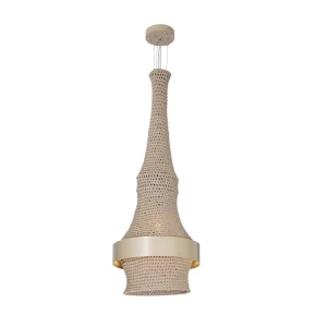 Lampa wisząca Dota I - Beżowa (400 mm) 3000K 5038 (Amplex) Antigo