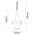 Lampa wisząca Dota A - Beżowa (600 mm) 3000K 5035 (Amplex) Antigo
