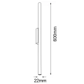 Kinkiet 60cm KOSAME czarny 4488 SHILO