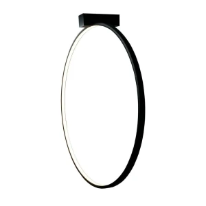Kinkiet LED AGARO czarny 87cm 4310 barwa ciepła 3000K SHILO