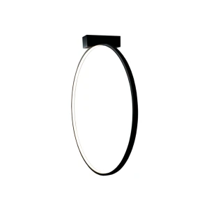 Kinkiet LED AGARO czarny 57cm 4300 barwa ciepła 3000K SHILO