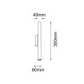 Kinkiet Yabu K2 - Biały (300 mm) 4049 (Shilo) Antigo